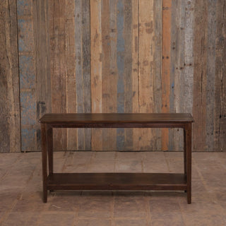 Wooden Console With Shelf