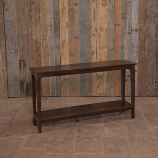 Wooden Console With Shelf